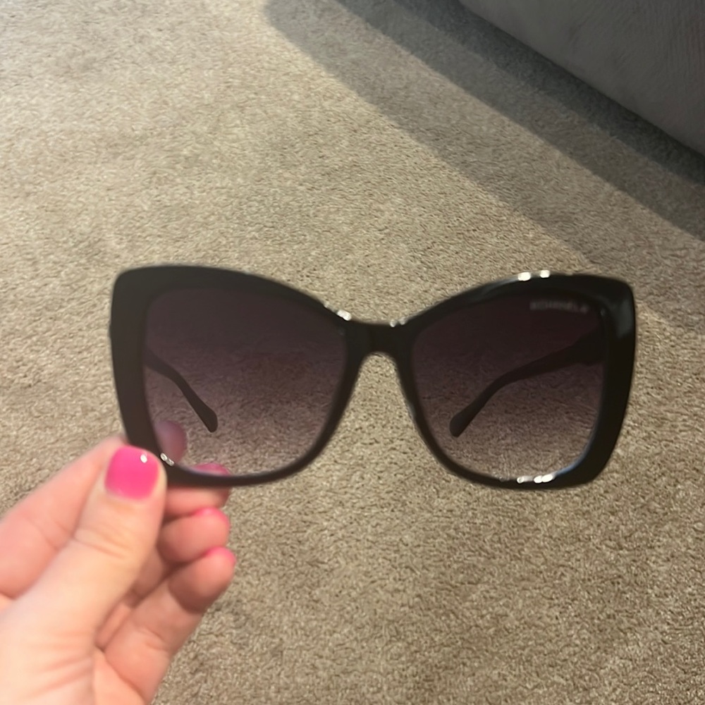 CHANEL Oversized Black Sunglasses